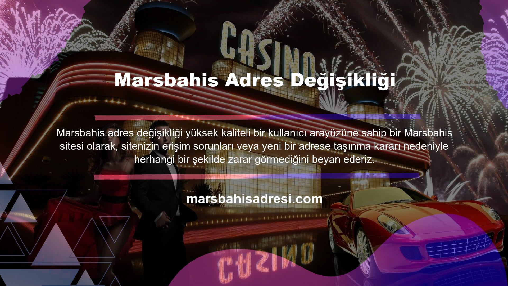 En popüler bahis sitelerinden biri olarak bilinen ve tüm hizmetlerini Türkçe, İngilizce ve Rusça seçenekleriyle sizlerle paylaşan Marsbahis sitesi, oldukça emin oranlarla en keyifli bahis alanını sunuyor