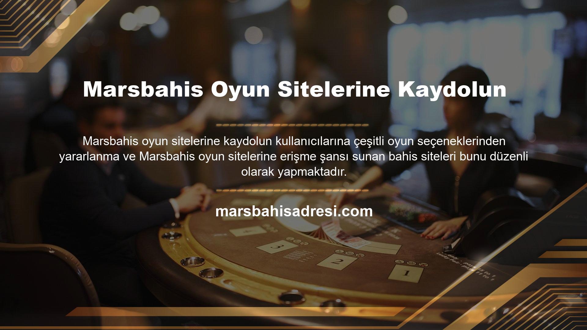Marsbahis Girişi, spor bahis oyunları, canlı bahis seçenekleri ve casino bonusları dahil olmak üzere düzenli güncellemelerle artan oyun potansiyeli sunar